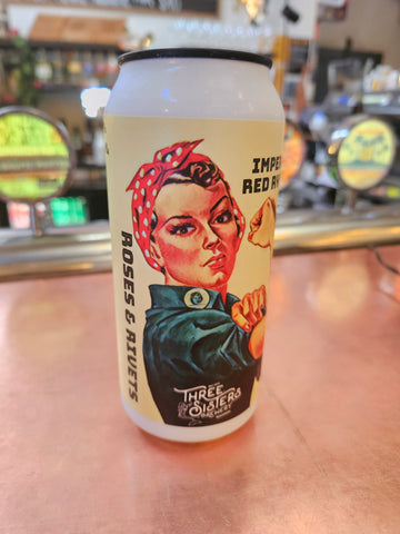 Three Sisters Roses & Rivets Imperial Red Rye IPA - 440ml - 8.4% Three Sisters Roses & Rivets Imperial Red Rye IPA - 440ml - 8.4%