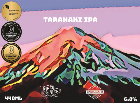 Three Sisters Taranaki IPA - 440ml - 6.8% Three Sisters Taranaki IPA - 440ml - 6.8%